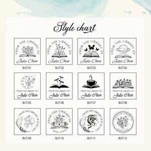 Goffratura per libri, goffratura personalizzata, Ex Libris, regalo per gli amanti dei libri della biblioteca di famiglia, goffratura per biblioteca, personalizzazione con qualsiasi disegno