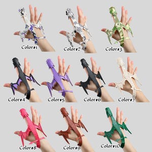 Multicolored Leather Dragon Bracelet, Fantasy Dragon Cuff Bracelet, Leather Hand Dragon Cuff, Dragon Bracelet, Birthday Gifts For Boyfriend