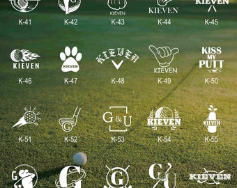 60 Designs for Golf Ball Stamp, Metal Golf Ball Stamp, Personalized Name Golf Ball Stamp, Wedding Gift for Best Men, Gift for Him