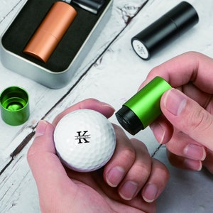 Custom Golf Ball Stamp Kit, Custom Golf Ball Stamp Set, Custom Ball Marker, Personalized Golf Ball Stamp Kit, Golfer Accessory & Gift
