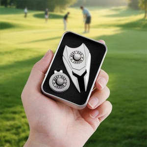 Custom Golf Divot Tool, Unique Groomsmen Golfer Gifts, Engraved Golf Ball Marker Set, Engraving Divot Tool Ball Marker, Wedding Gifts