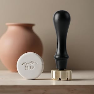 Customized Initial-Letter Clay Stamps | Stamp for Clay Initials | Pottery Tools | Initial Makers Mark Stamp | Gift For Father