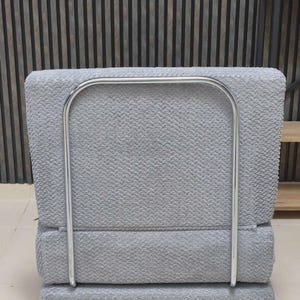 Hopfällbar golvfåtölj i manchester, bäddsoffa, moderna loungemöbler för gästbädd bild 5