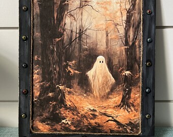 Halloween Ghost in the Woods