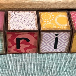 Spring Wooden Blocks