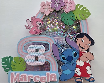 décoration de gâteau Stitch, fête Lilo et Stitch, anniversaire Stitch, fournitures de fête