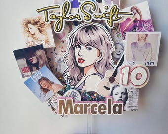 Taylor Swift Lovers Cake Topper, Swiftie Birthday, Taylor Swift Party, Eras Tour, Taylor Swift Decoration, Eras Tour