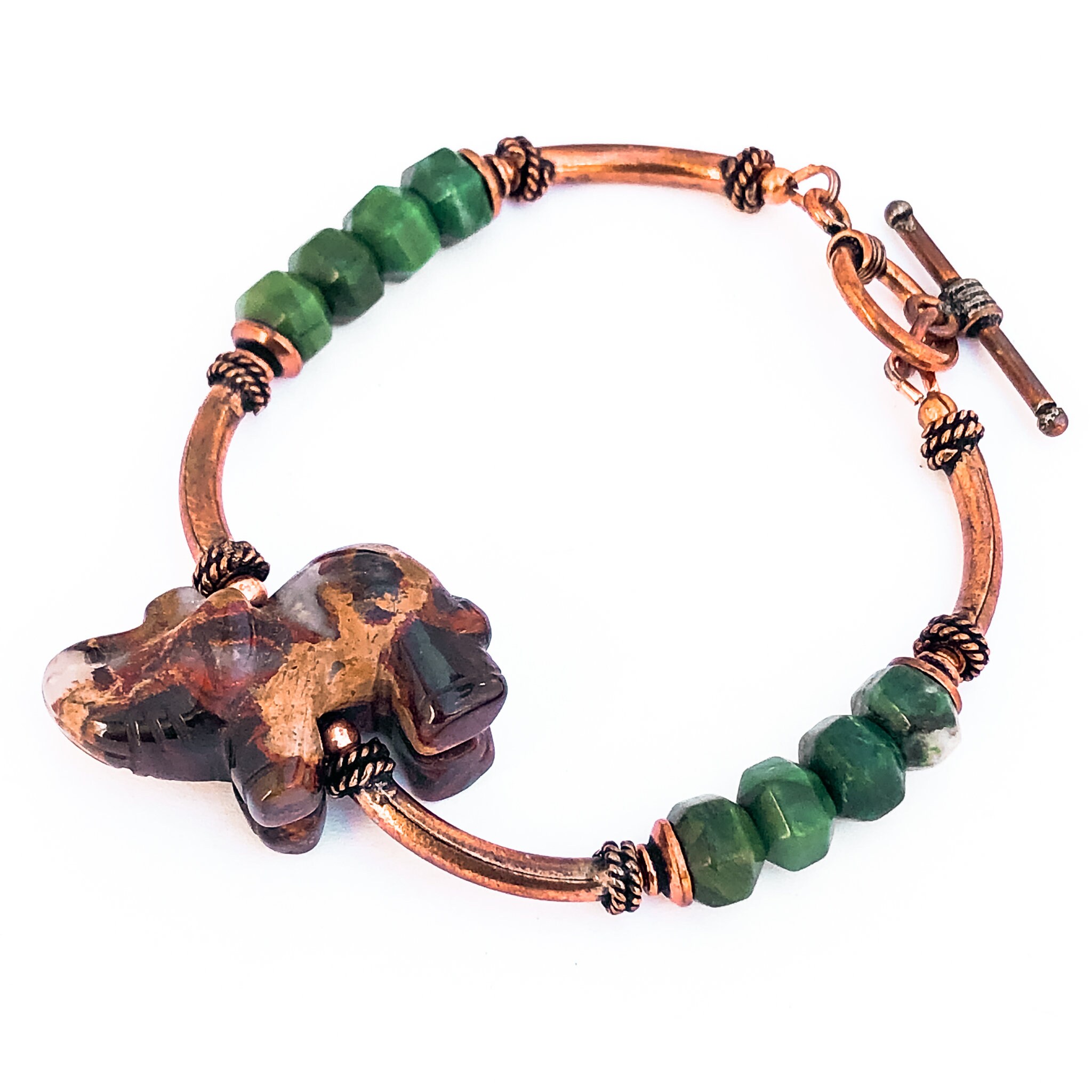Green Jade Elephant Bracelet Elephant Jewelry for 7th or Etsy Canada