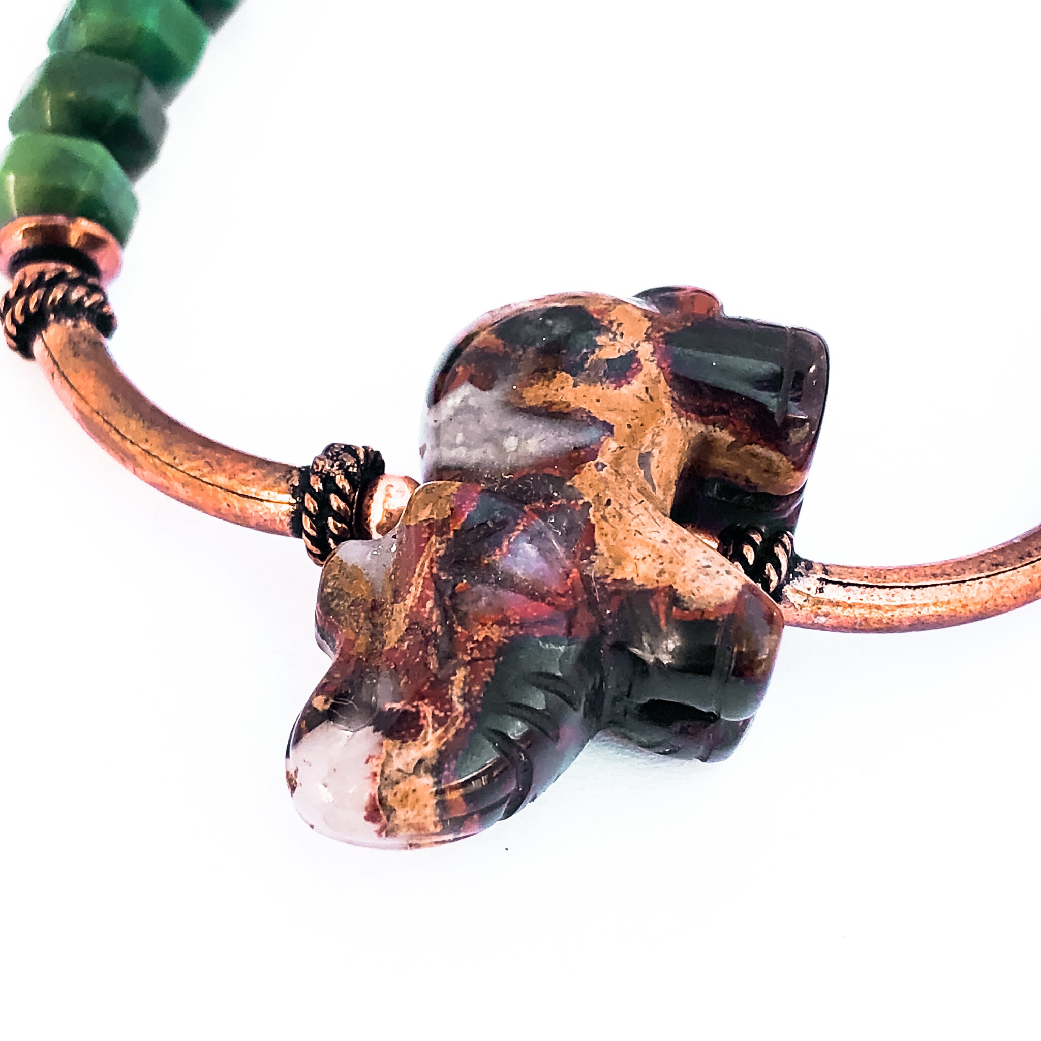 Green Jade Elephant Bracelet Elephant Jewelry for 7th or Etsy Canada