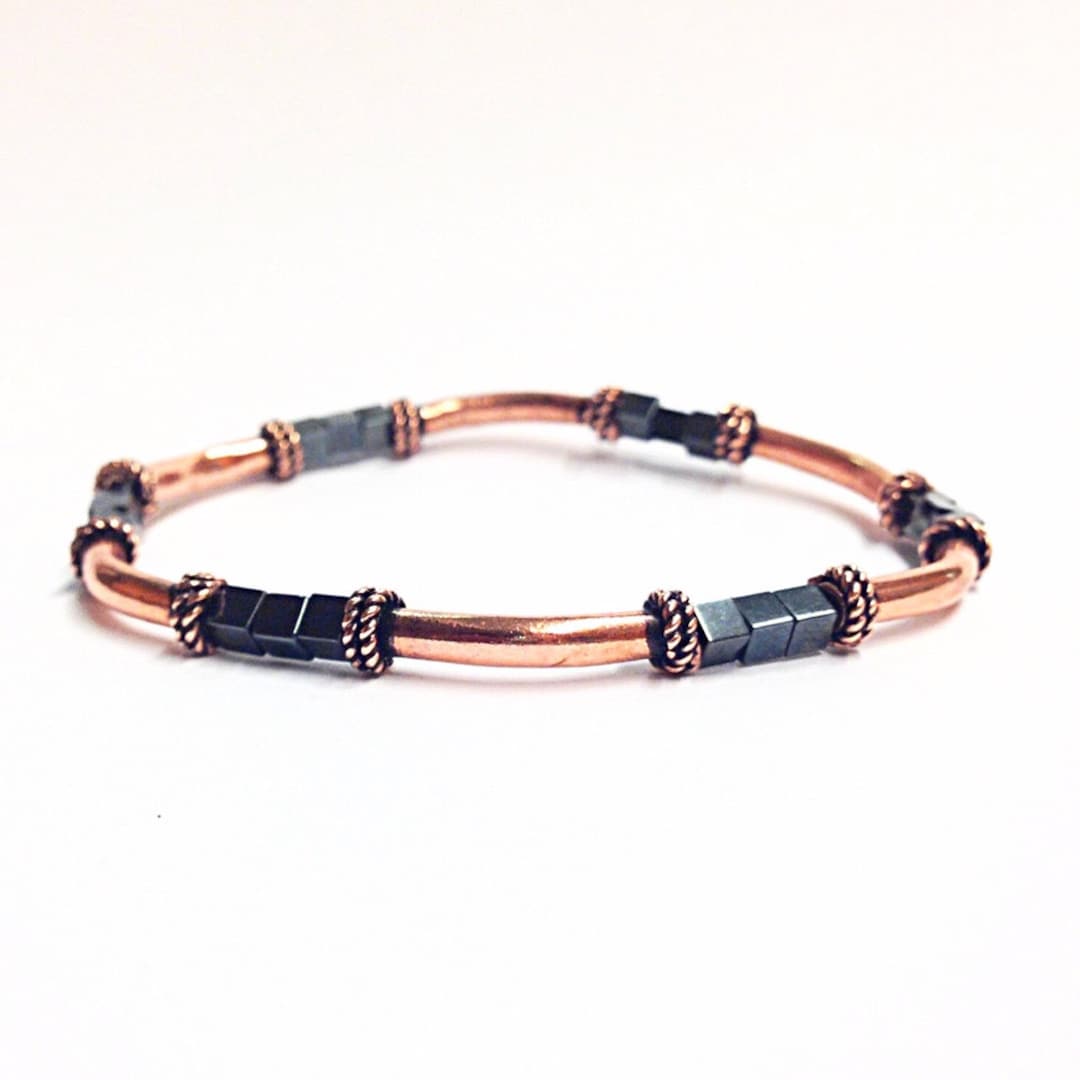 Bracciale Donna In Rame Magnetico Con Magneti Al Neodimio - Allevia Artrite E Tensione, Migliora Circolazione, Gioiello Terapeutico - 2