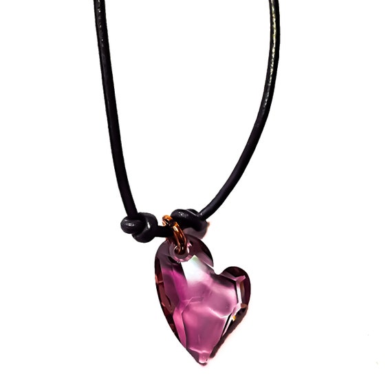 Amethyst Heart Necklace February 
