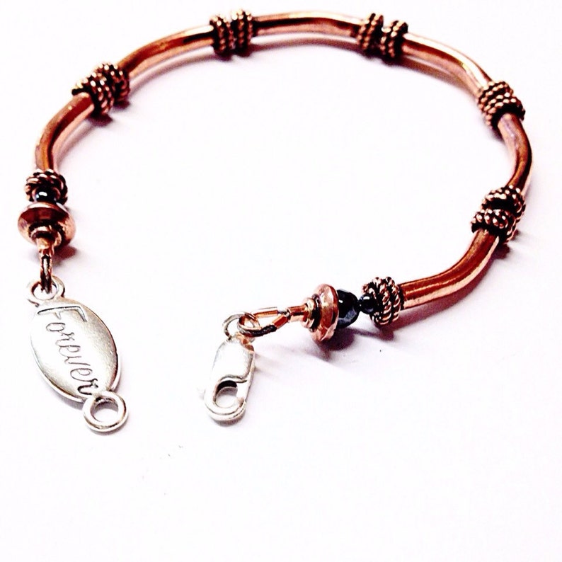 Copper Bracelet Women 7th Anniversary Gift Copper Jewelry Etsy