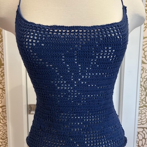 Rose Top : Filet Crochet PATTERN