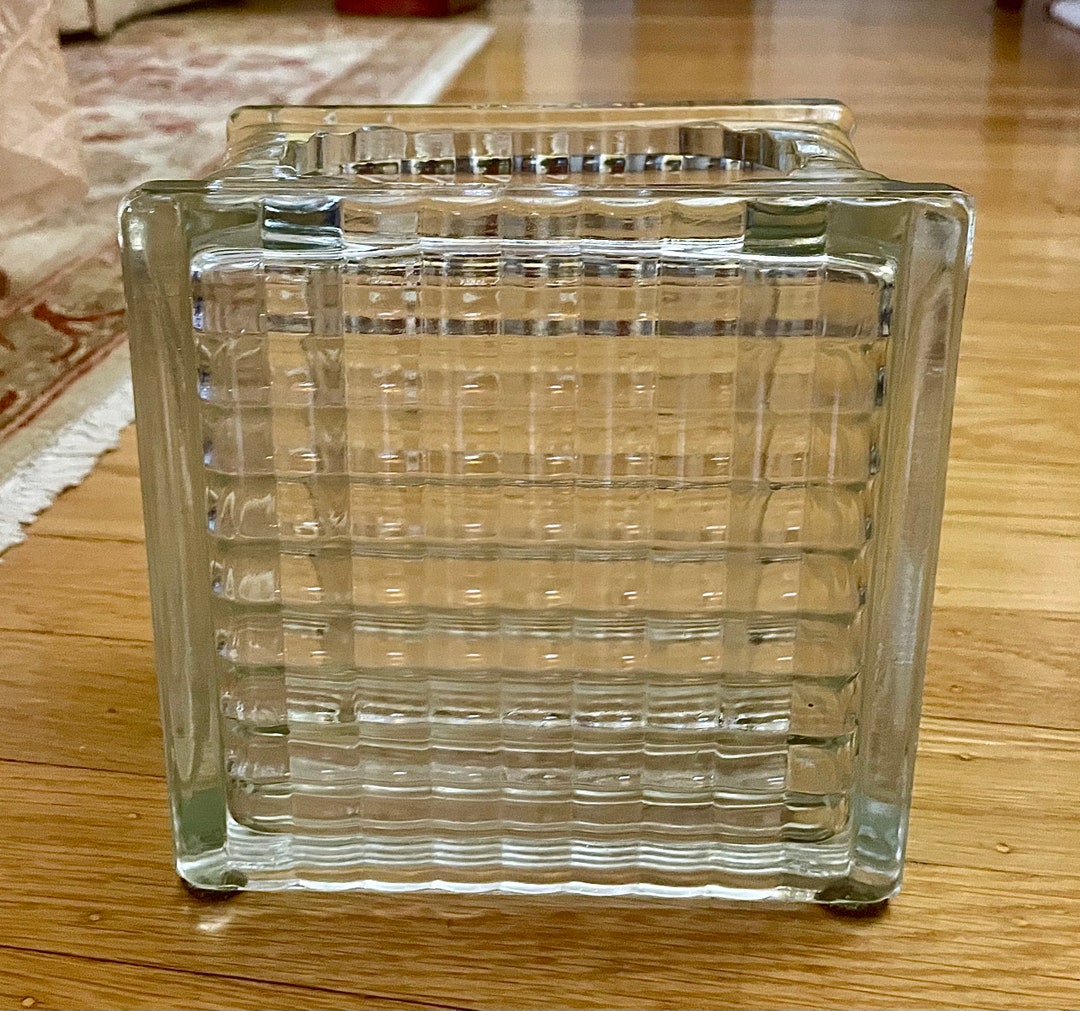 Vintage Glass Block Made by Hemingray Etsy