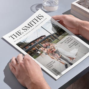 Wedding Magazine Template | Wedding Program Template | Wedding Booklet | Wedding Magazine Program | Wedding Journal | Personalized Magazine