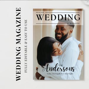 Wedding Magazine Template | Wedding Program Template | Wedding Magazine Program Template | Wedding Program Magazine | Wedding Booklet