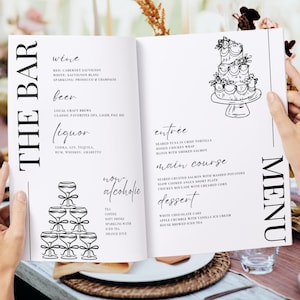 Modern Wedding Magazine Layout