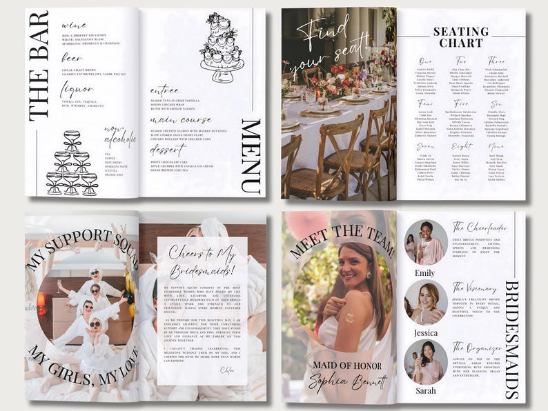 Elegant Wedding Magazine Template
