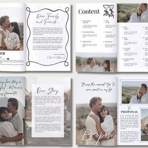 Wedding Keepsake Magazine Template