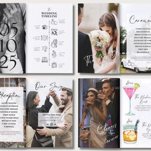 Fully Editable Wedding Magazine Design