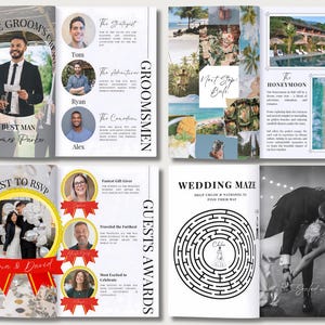 Canva Wedding Magazine Design
