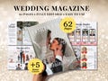 Customizable Wedding Magazine Template | 62 Page Editable Canva Program | Wedding Itinerary | Digital Download product logo