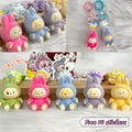 Mini Labubu Monster Keychain | Have a Seat Keychain | Cute Keychain | Kawaii Keychain | Critter Keychain | Beaded Keychain | Phone Charm