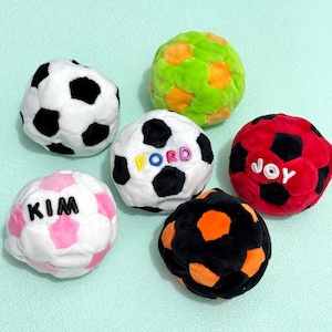 Hacky Sack Footbag Soft Plush Soccer Juggling Ball, Customized name Hand Sewing Hacky Sack Footbag, Outdoor Team Activity Kick Sack image 2