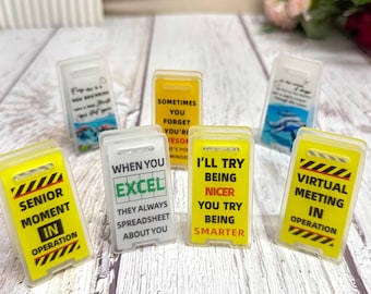 3D Office mini signs,Funny Office Desk Signs, Joke Acrylic Warning Desk Signs, Office Co-workers Desk Accessories,Office encouragement sign