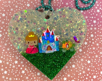 Cinderella Heart Necklace