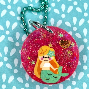 The Little Mermaid Resin Necklace