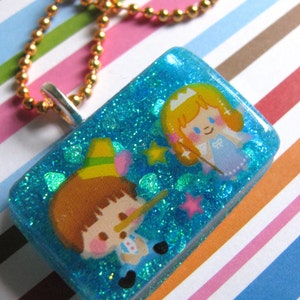 Pinocchio Resin Necklace image 2