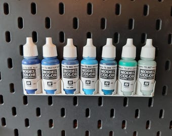 Vallejo & Army Painter IKEA Skadis Paint Holder:  Dropper Bottle Organizer
