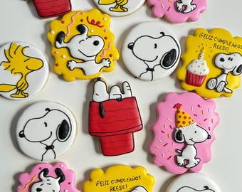 Cookies decorated Snoppy