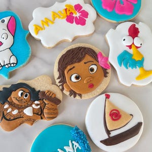Cookie Decorated Moana