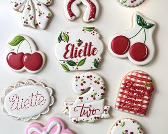 Galletas Decoradas Cereza