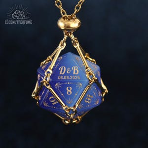 Custom Wedding Dice - Stone Dice Set, Dungeons and Dragons, Dnd Dice Set, Valentines Day Gifts, Custom D20, Handmade Dice