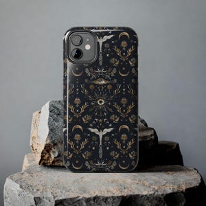 Celestial Witch Phone Case, Mystical Witchcore iPhone Cover, Dark Cottagecore, Occult Goth Gift, Tough Phone Cases, Protective iPhone Case
