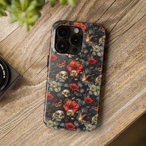 Goblincore Phone Case, Dark Cottagecore Tough iPhone Cover, Whimsigoth Gift, Forest Witch Vibes, Durable Protective Phone Cover, Goth Gift