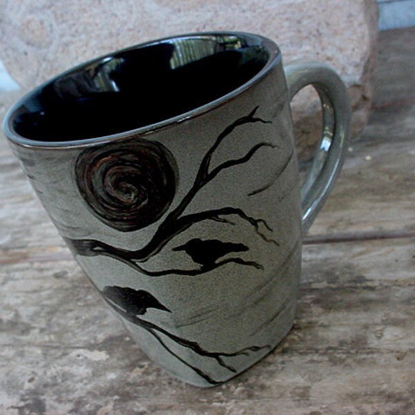 Raven mug