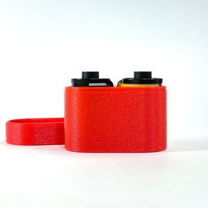 Estuche resistente para película de 35 mm: capacidad para 2 rollos
