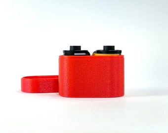 Rugged 35mm Film Case -- Holds 2 Rolls
