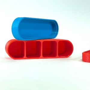 Estuche resistente para película de 35 mm: capacidad para 4 rollos (4 x 1)