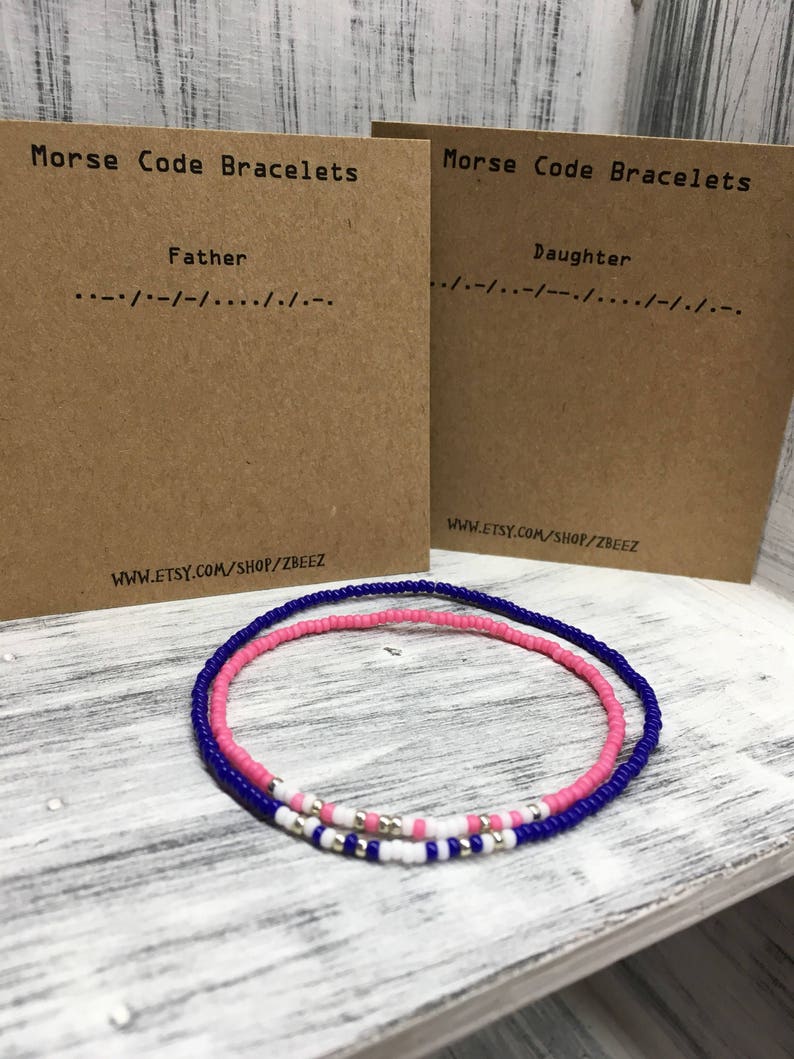 Father daughter bracelet set Clearance
