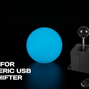 Sim Racing/JDM Manuell växelspaksknopp Glödande