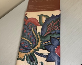 Vintage Waverly Wallpaper Border | Unopened | 5 Yards | Bold Floral Cottagecore Wall Accent