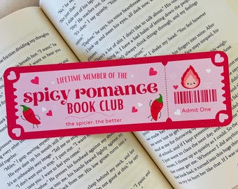Spicy Romance Book Club Bookmark | Smut | Bookish