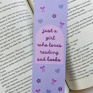 Just a Girl Lesezeichen - Ticket Lesezeichen - Niedliches Lesezeichen - Geschenke für sie - Geschenke für Leser - Buch Liebhaber - Leinen Lesezeichen