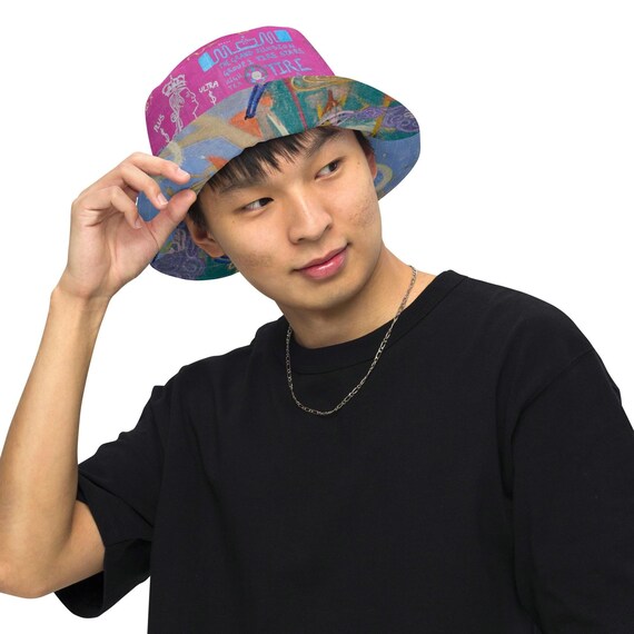 メンズウェア REVERSIBLE BUCKET HAT (DOLLAR) 100 US Dollar Bucket Hat Funny Sun Hat Fisherman's Cap for