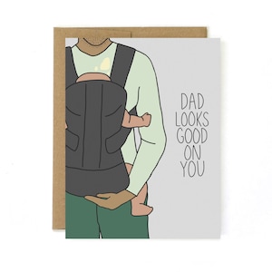 First Fathers Day Card from Wife Card For New Dad from Wife Sweet Fathers Day Card for New Dad First-time Dad image 1